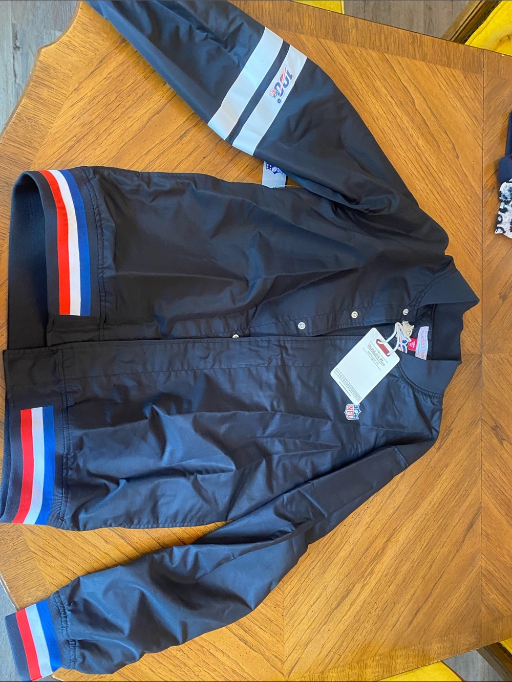 NFL Black Bomber Jacket - special made for NFL 100